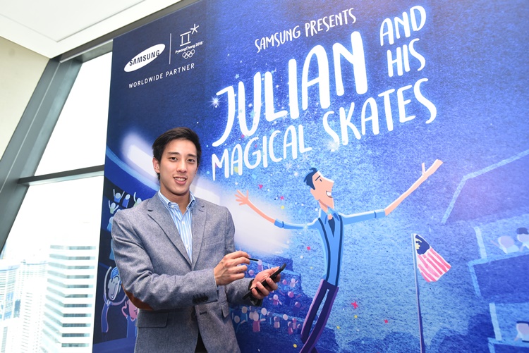Samsung unveils a new short animation video "Julian and His Magical Skates"