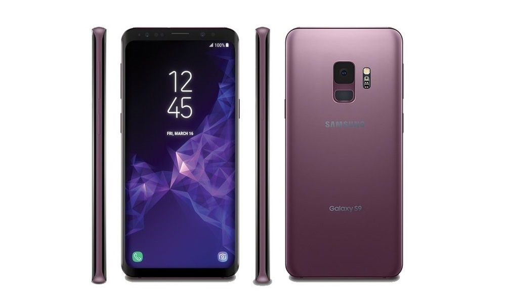 New Samsung Galaxy S9 / S9+ press render leak, shows new purple model