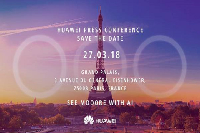 Huawei's Paris Invitation heavily hints triple camera set for the P11/P20