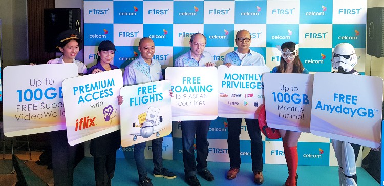 New Lifestyle privileges for Celcom FiRST postpaid plans include FREE return flight tickets, GrabCar rides, food and drink and more