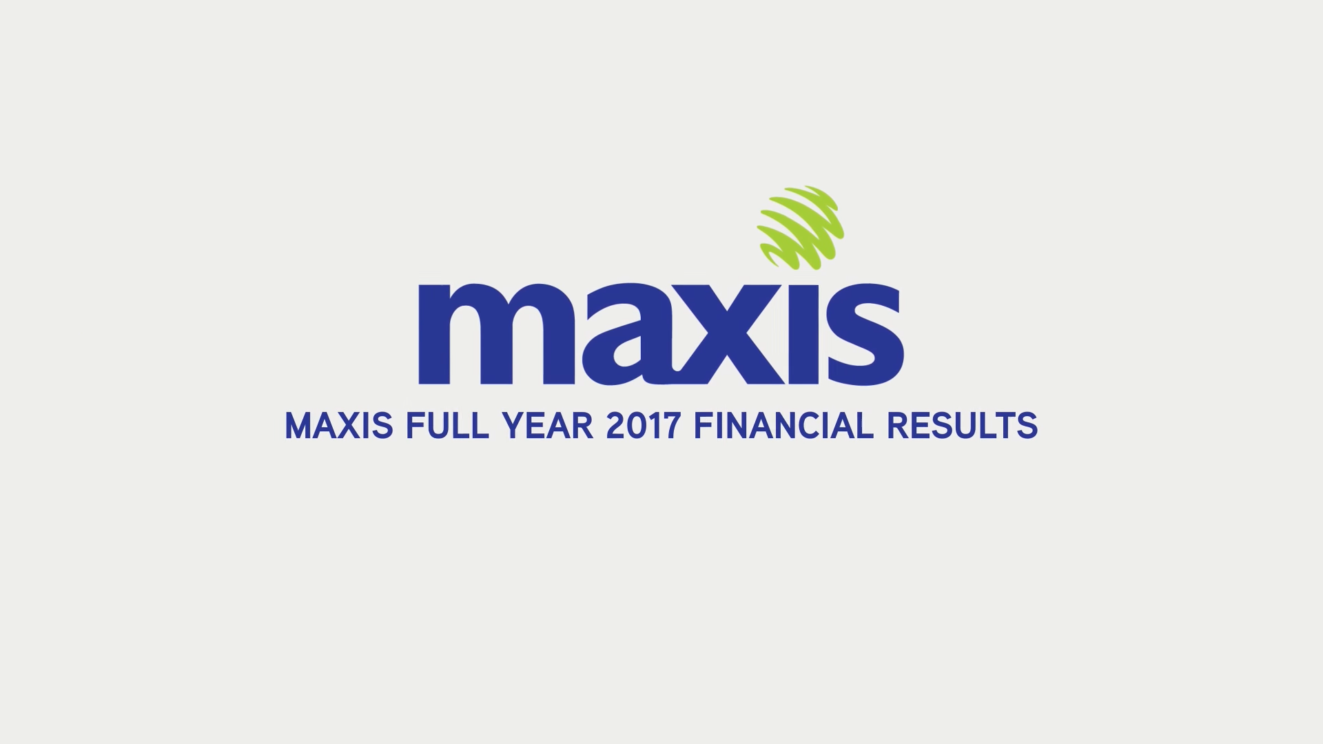 Maxis releases 2017 full year financial results, an increase of 2.1% Year-to-Year reaching RM4,597 million
