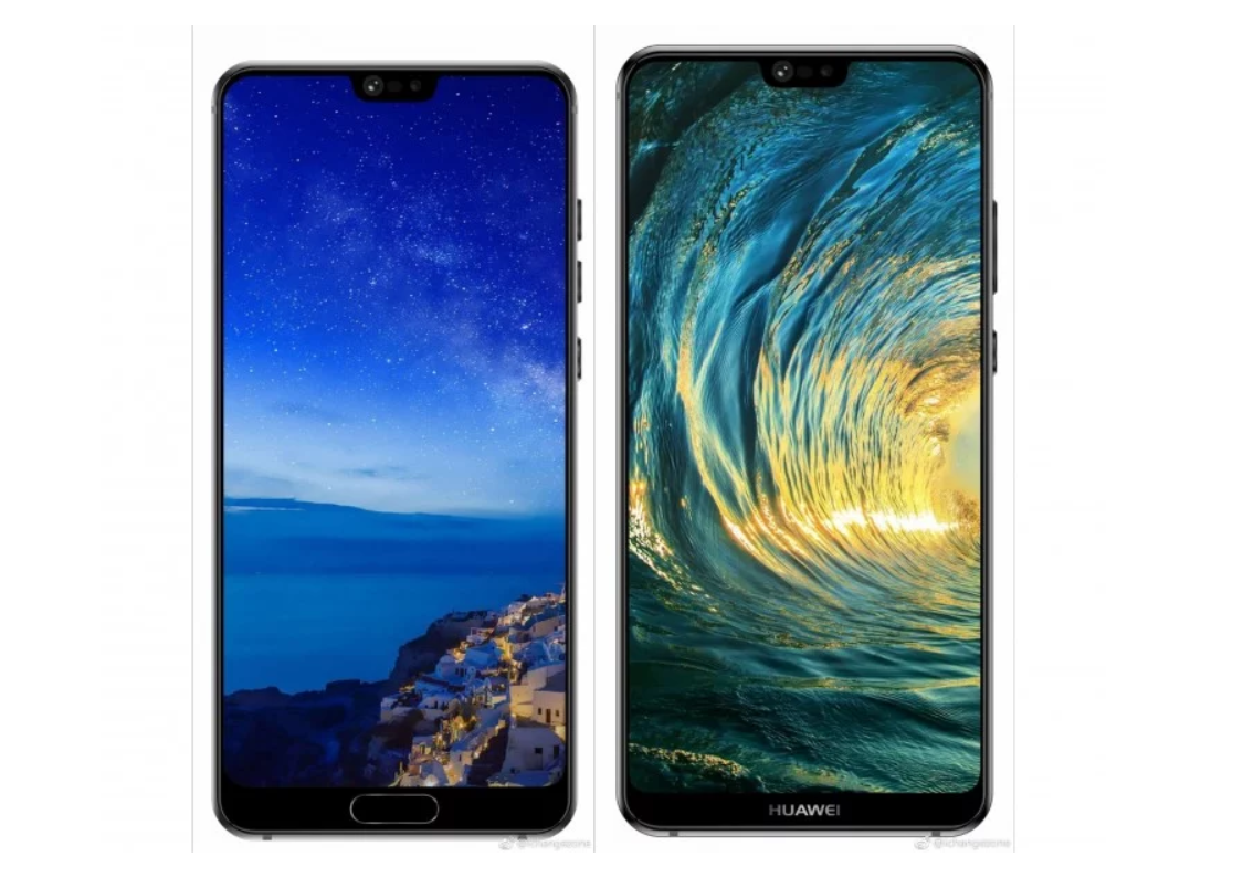 New Huawei P20 and P20 Plus image render leaked, as well as P20 Pro tech-specs
