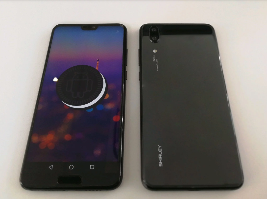 Another Huawei P20 model leaked image, showing two rear cameras instead of three