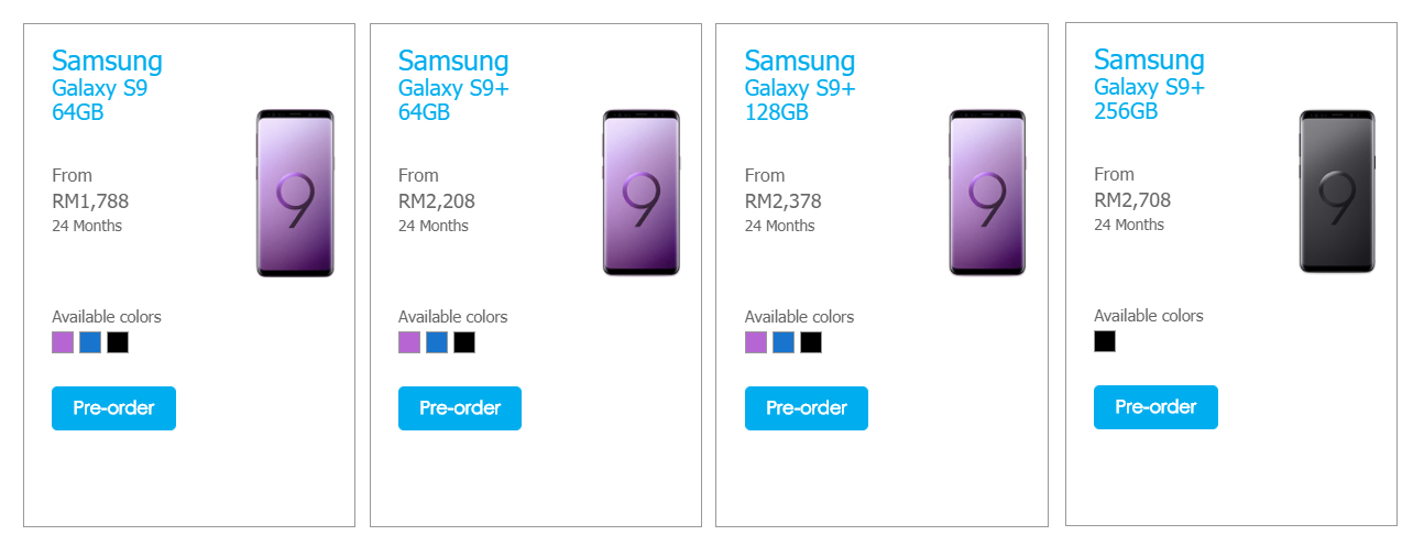 Comparison: Celcom, Digi, Maxis and U Mobile pre-order ...