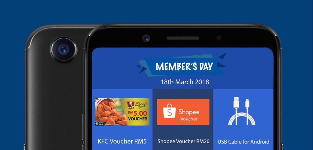 Free Shopee vouchers and more gifts for O-Fans on OPPO Member's Day