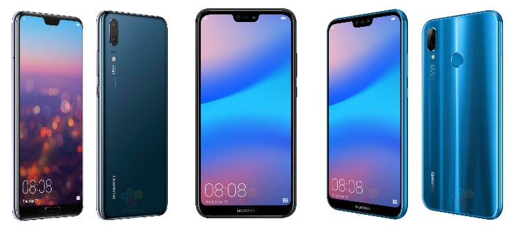 Huawei P20, P20 Lite, and P20 Pro press renders leak -  news