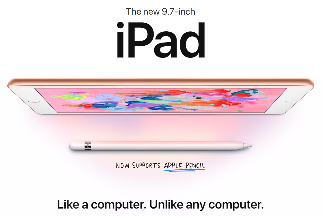 New Apple iPad 9.7 with Apple Pencil support announced, price starts from RM1449