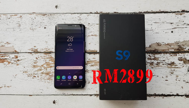 You can get the Samsung Galaxy S9 for as low as RM2899 but just for a limited time only