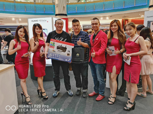 Huawei P20 series roadshow attracted more than 1000 + prizes up to RM999 and above