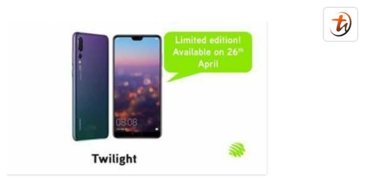 Huawei P20 Pro coming to Malaysia in Twilight on 26 April 2018