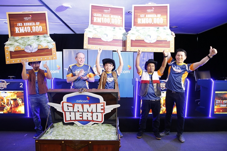 Celcom Game Hero - Killshot Legacy awarded RM300,000 in cash prize to Top 9 finalists