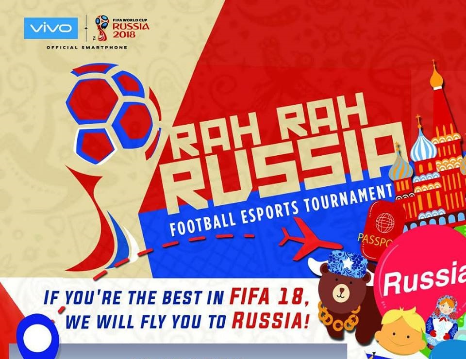 Win RM5000 and a free trip to 2018 FIFA World Cup from vivo's Rah Rah Russia FIFA eSports Tournament