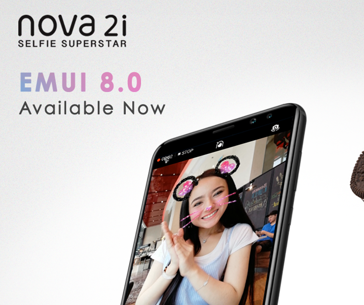 Huawei Nova 2i can now be updated to EMUI 8.0