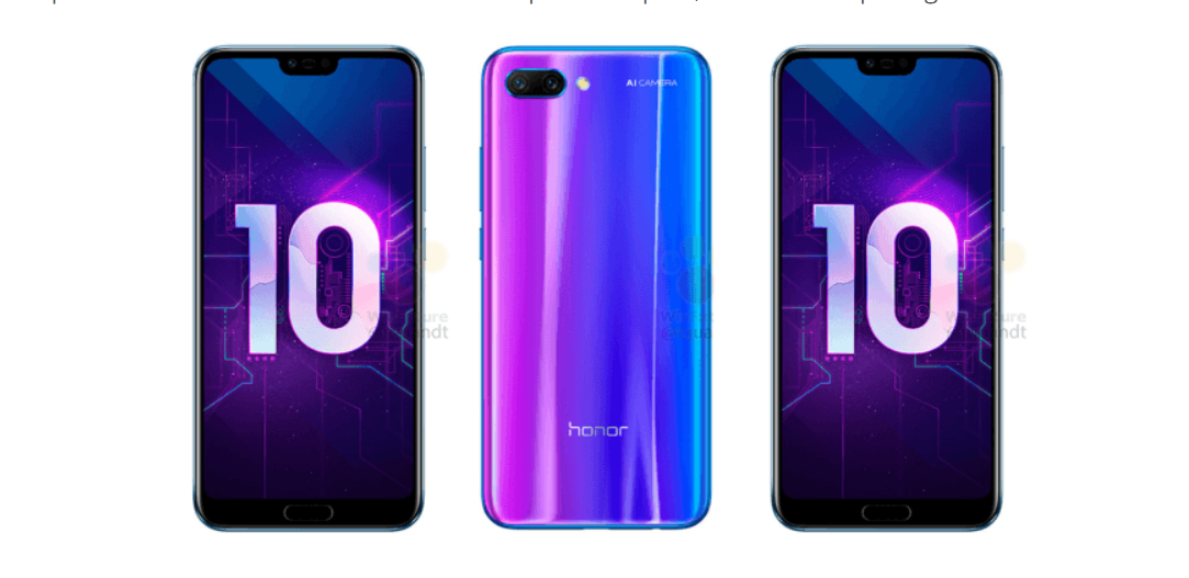 honor 10 full tech-specs and price leak goes online, could start from ~RM1671