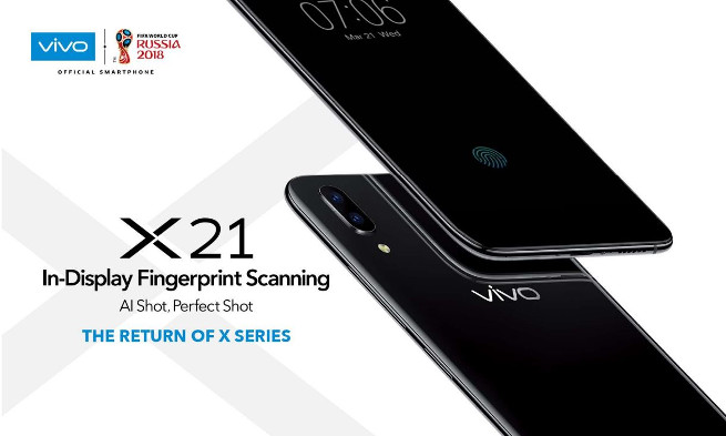 Vivo releasing their X21 flagship in Malaysia