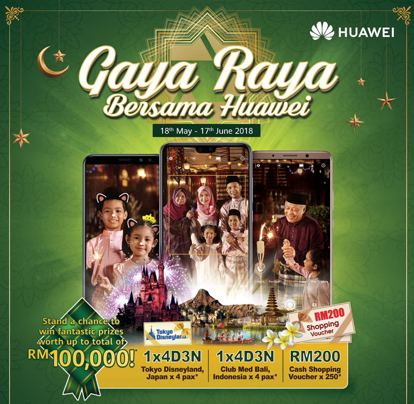 Gaya Raya Bersama Huawei and win a free trip to Japan and Indonesia