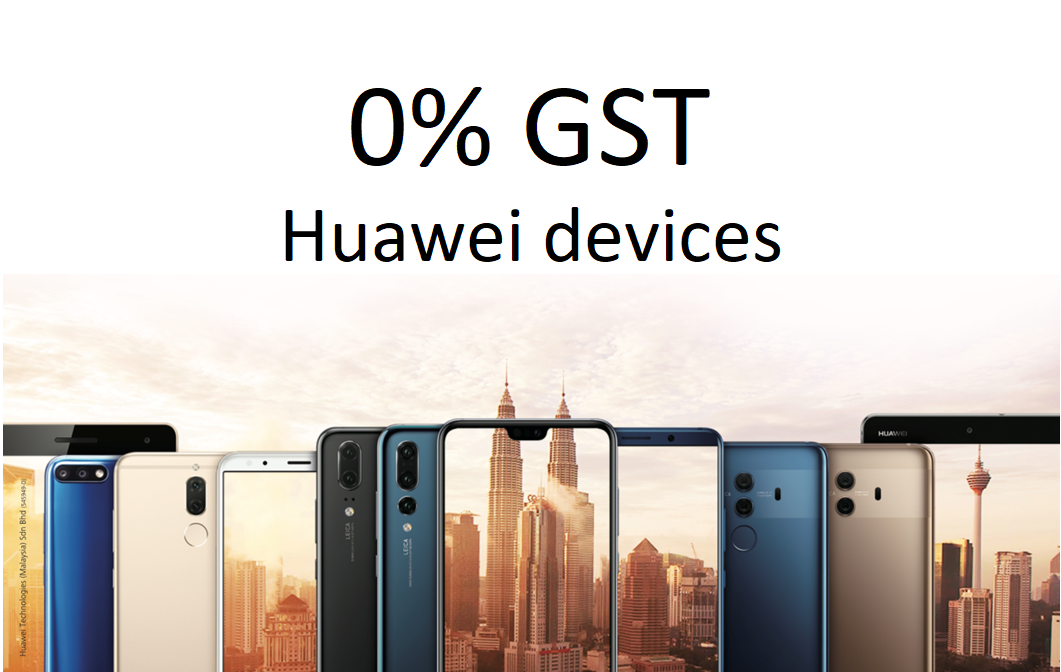 New official price list by Huawei Malaysia without GST