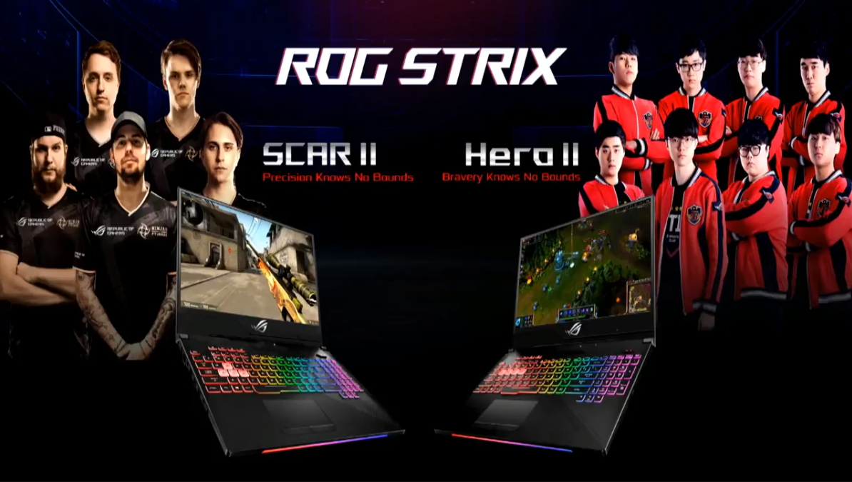 ROG Strix SCAR II and Hero II revealed with new design, major tech-specs and more