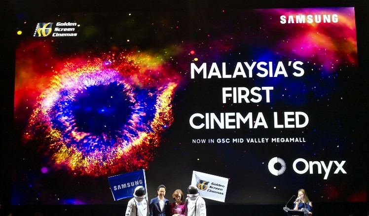 Malaysia's first Samsung Onyx Cinema LED screen arrives at Golden Screen Cinemas