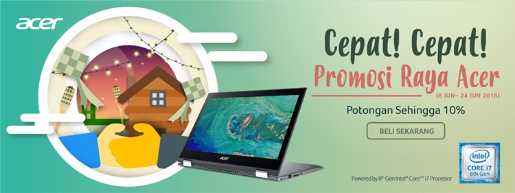 Get a free gaming chair and 5% cash rebate from Promosi Raya Acer campaign