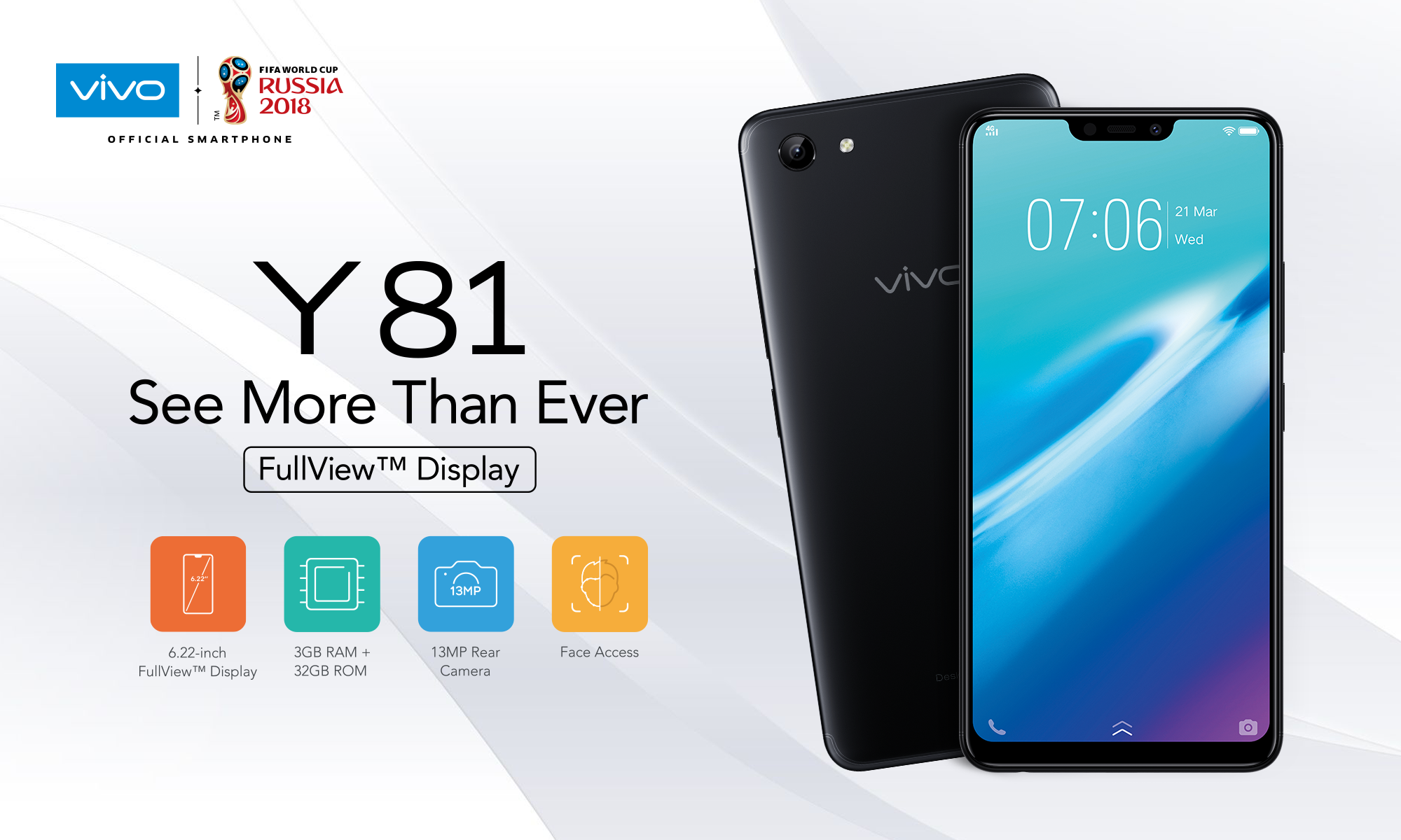 Entry-level vivo Y81 with 6.22-inch display, 3260mAh battery, Face Access and more is on sale for RM799
