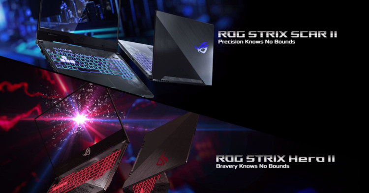 ASUS ROG has announced the Strix SCAR II and Strix Hero II gaming laptops