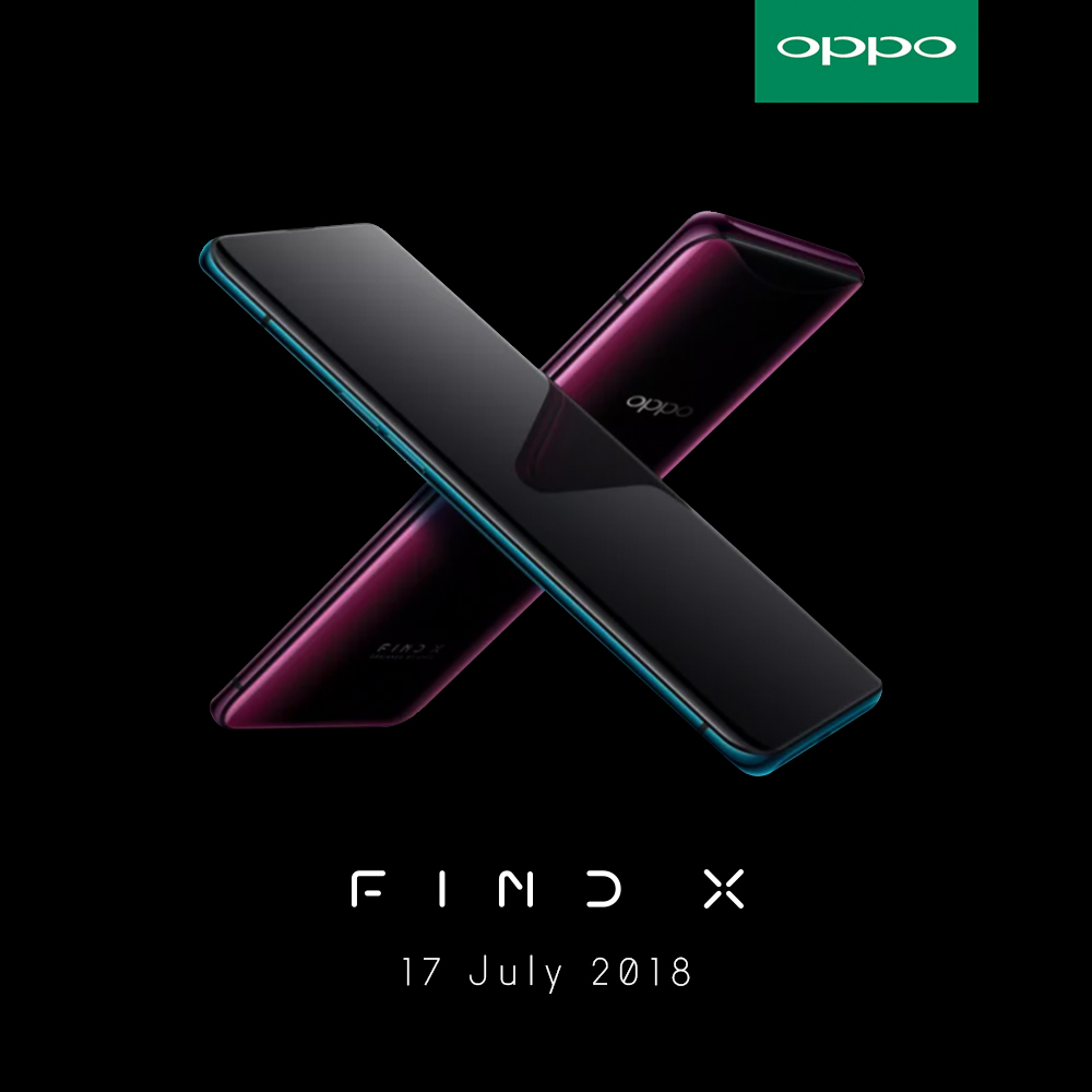 OPPO Find X launch date for Malaysia confirmed - 17 July 2018