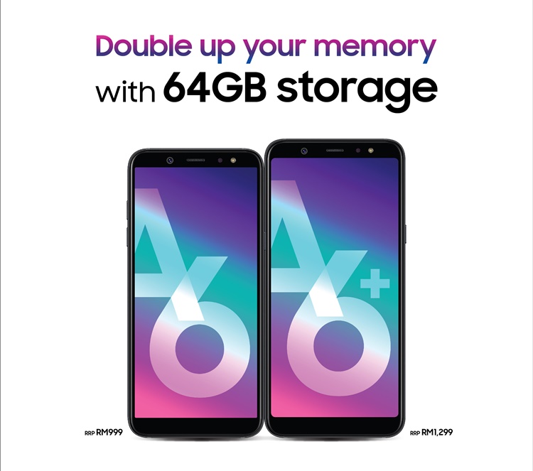 Get a free 32GB microSD card from buying or trading a Samsung Galaxy A6 | A6+
