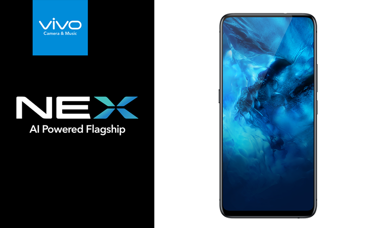 vivo Malaysia released its first clear NEX phone render look