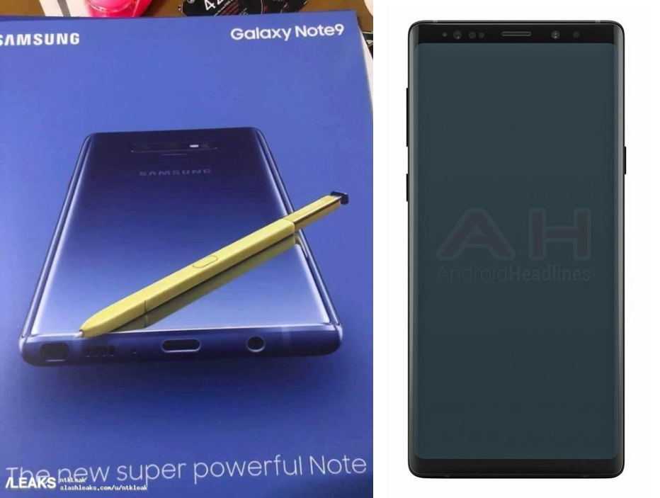 New promotional poster almost showing the whole Samsung Galaxy Note 9 look