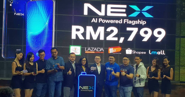 vivo NEX finally lands in Malaysia for RM2799 with a 6.59-inch notch-less FullView display, Snapdragon 845 chipset and more