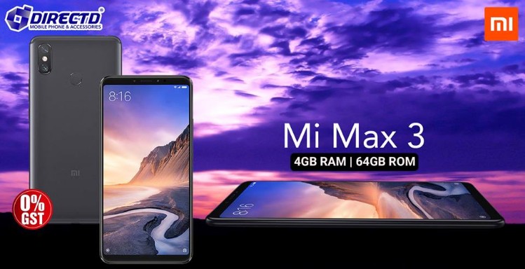 You can now get the Xiaomi Mi Max 3 in Malaysia for RM1199, official price could be lower?