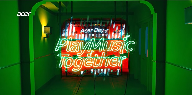 Acer Day - Play Music Together roadshow held in Mid Valley Megamall until 5 August 2018