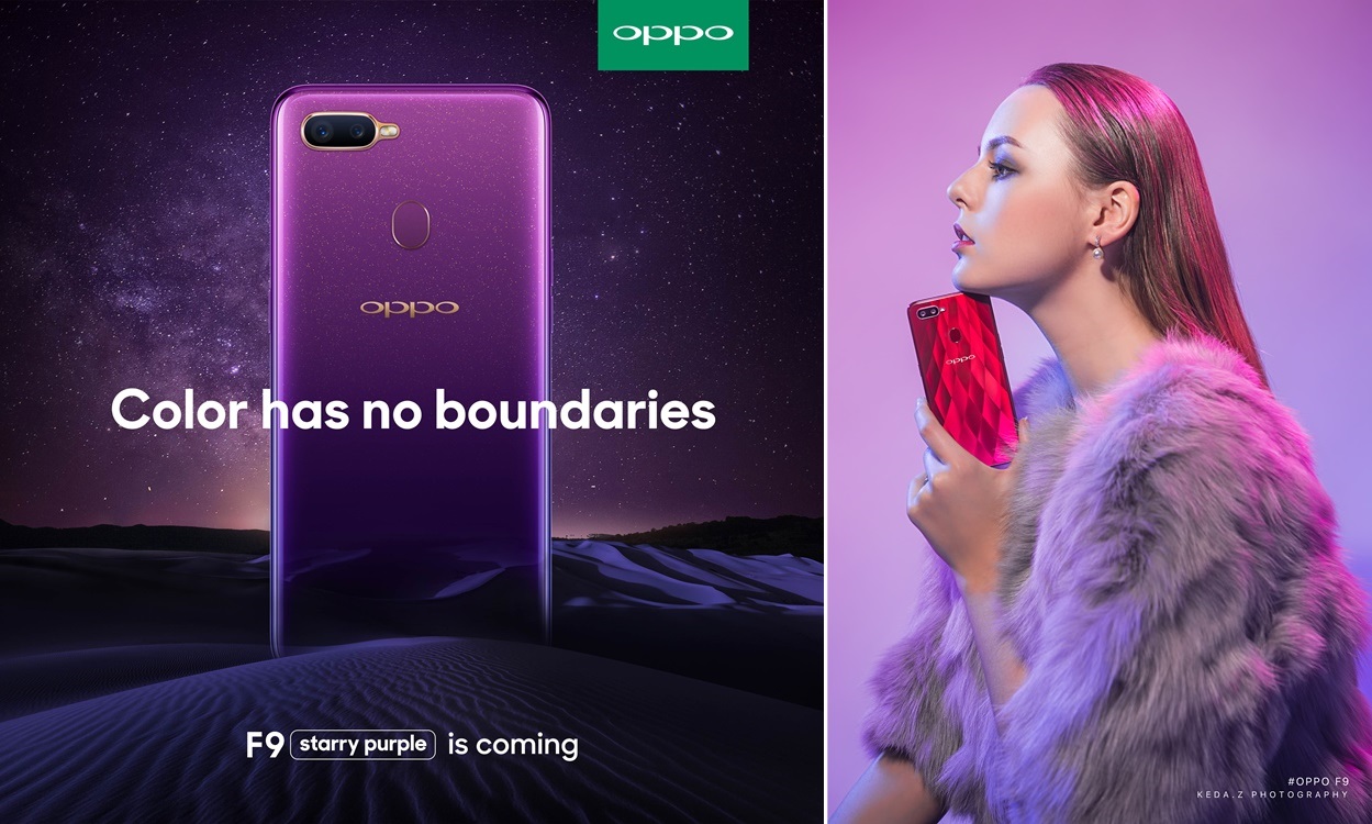 OPPO Malaysia reveals first official F9 photos