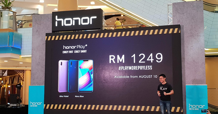 Honor Play has officially launched in Malaysia starting from RM1249