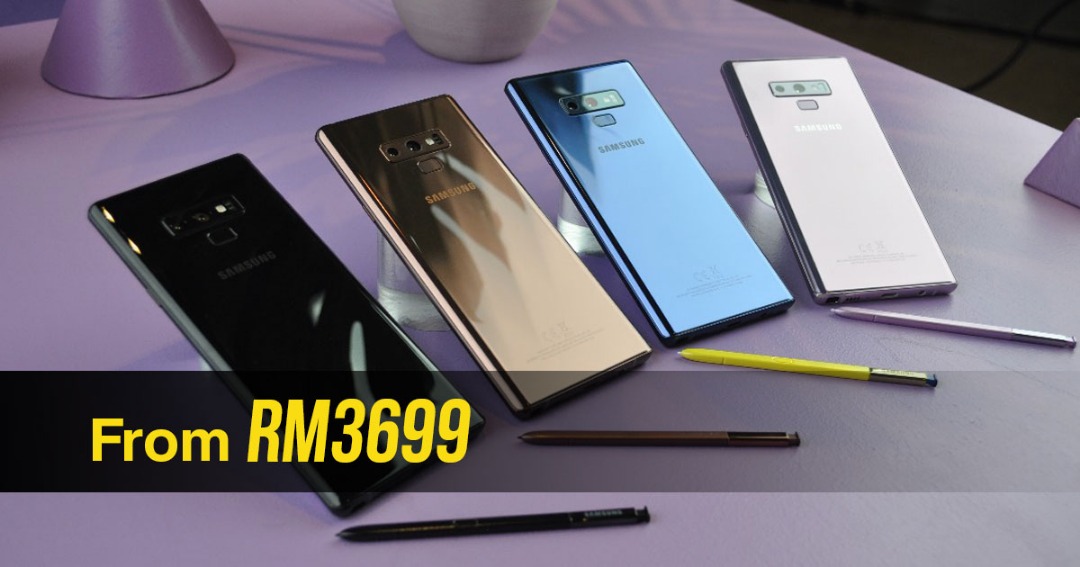 Samsung Galaxy Note 9 officially #Unpacked, starting from RM3699, up to 1TB total storage, a Bluetooth S-Pen, 4000mAh battery and more