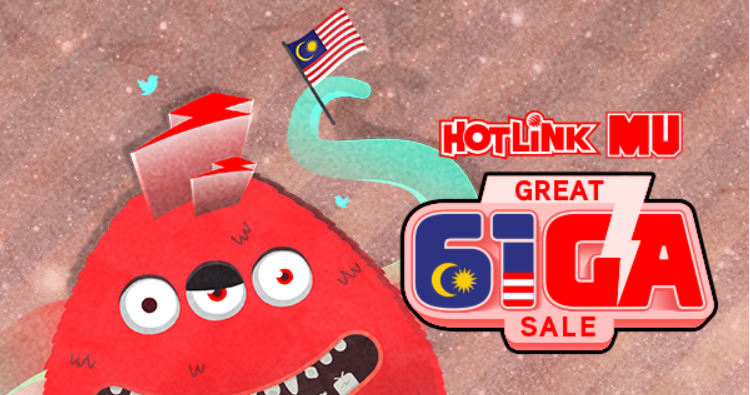 Hotlink subscribers can now obtain 61GB Internet data for free with HotlinkMU GIGA Sale