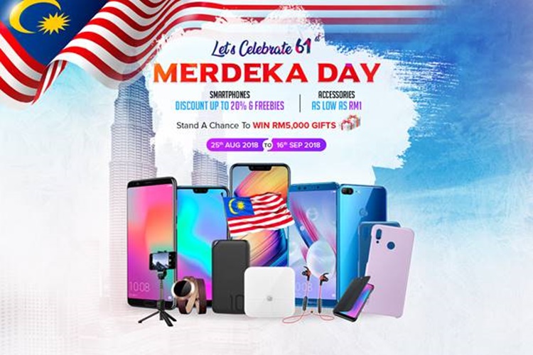 honor Malaysia's Merdeka Campaign offering up to 20% discount on devices & accessories as low as RM1