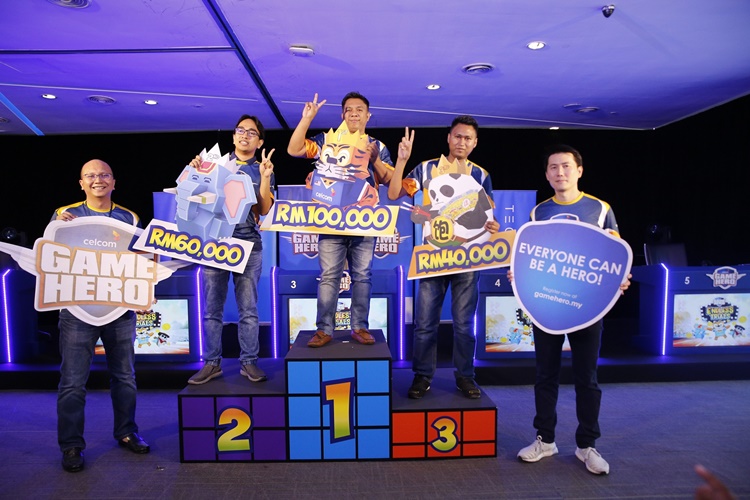 Celcom awards 'Endless Trials' champion with RM100,000 cash prize