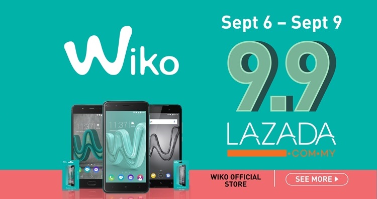 You can get a Wiko smartphone from as low as RM375 on Lazada