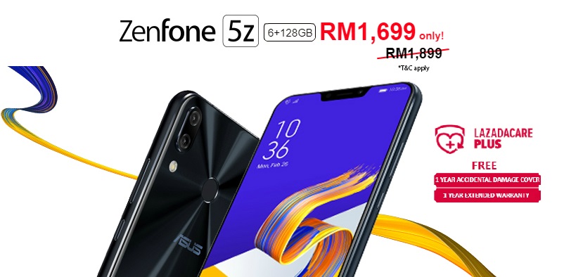 ASUS ZenFone 5z and ZenFone Max Pro M1 flash sale happening on Lazada 9.9 Super Sale