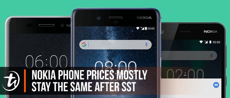 Most Nokia phones to maintain post-SST prices