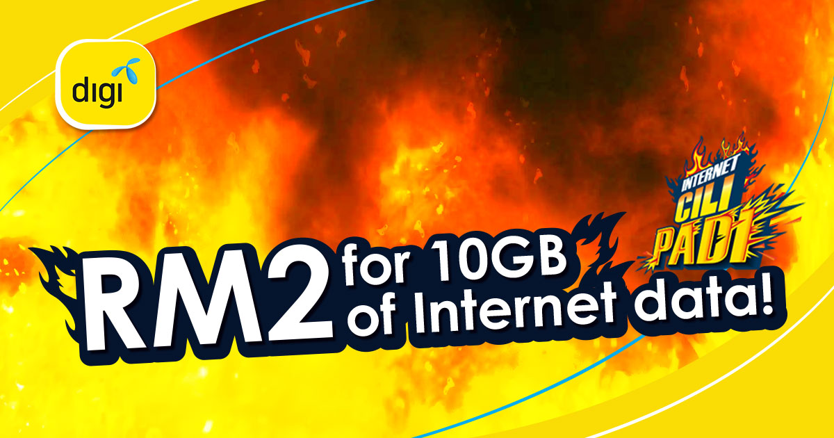 Digi's Internet Cili Padi offers 10GB of Internet data for RM2