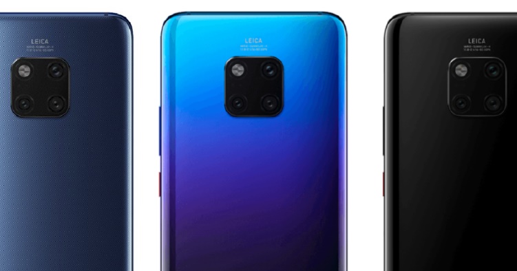 Huawei Mate 20 Pro image render leak shows new twilight colour, a possible in-display fingerprint sensor and more