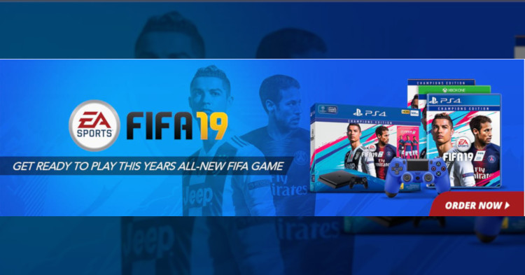 FIFA 19 now available for pre-order on Shopee for the PS4, XBox One and Nintendo Switch starting from RM201