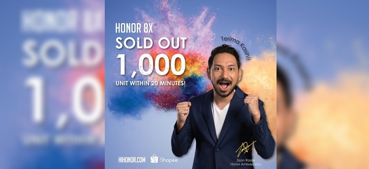 honor 8X special online sale sold out this morning in just 20 minutes