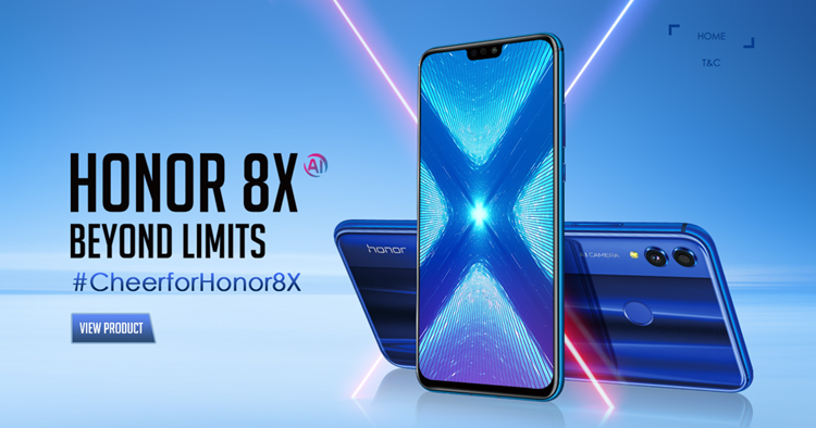 #CheerforHonor8X and stand a chance to win a free honor Magic 2 smartphone