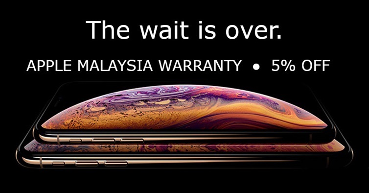 Shopee offering 5% off on the Apple iPhone XS, iPhone XS Max and iPhone XR, starting price from RM3419