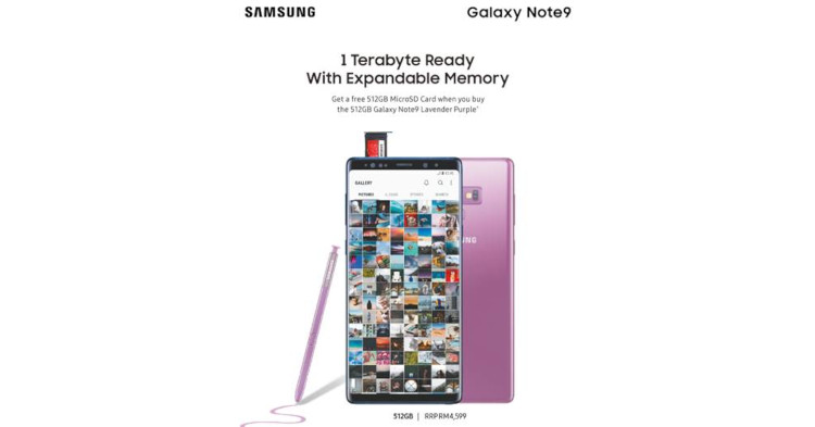 Starting today until 30 November 2018, the Samsung Galaxy Note 9 Lavender Purple is now available in Malaysia