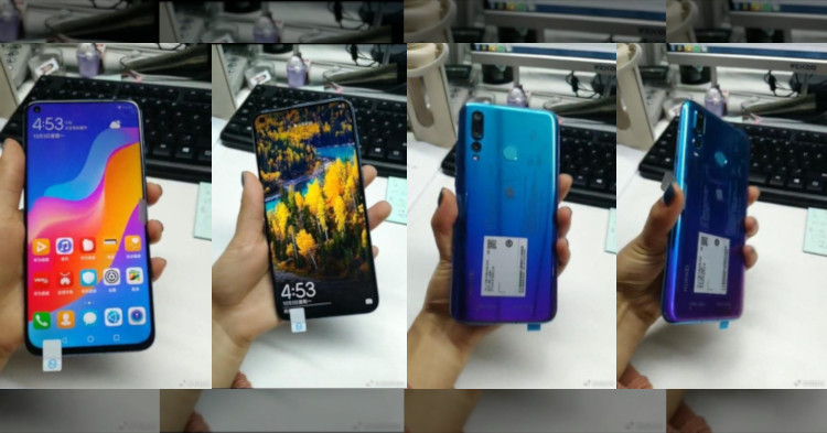 Alleged Huawei Nova 4 hands-on pictures leaked showcasing "Infinity-O" display